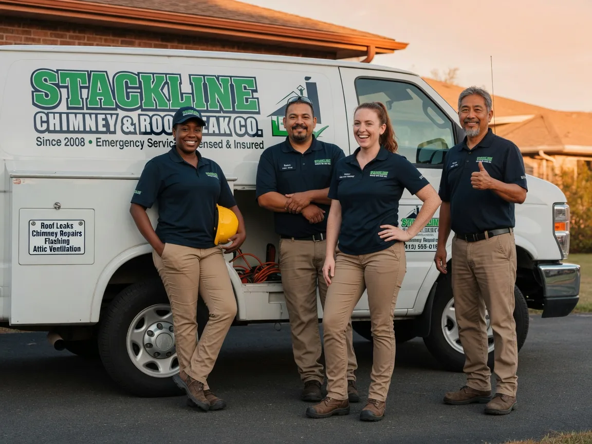 Chimney flashing repair company in Foster, OK